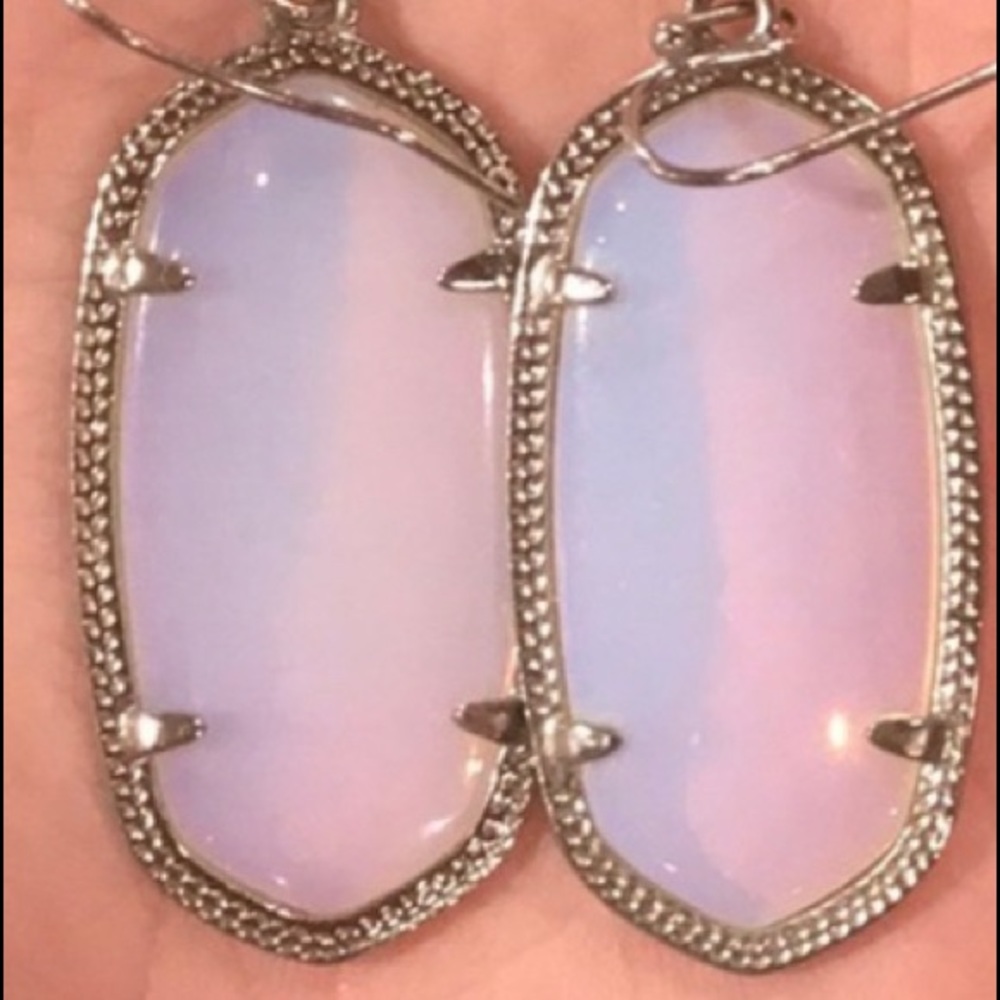 DISO ELLE SIZE OPALITE EARRINGS/stones
